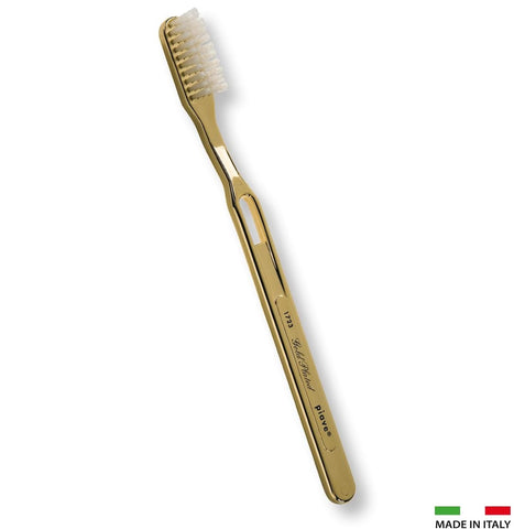 Gold Plated Toothbrush Medium Bristles