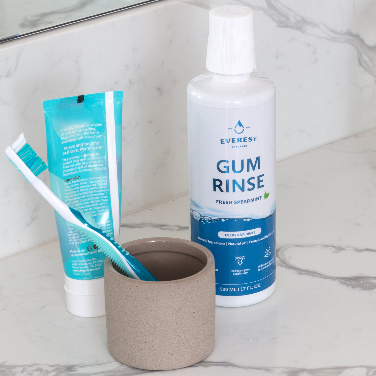 Gingivitis Rinse Gum Rinse - Natural Gingivitis Treatment - Healthy Gums Mouthwash 17oz ...
