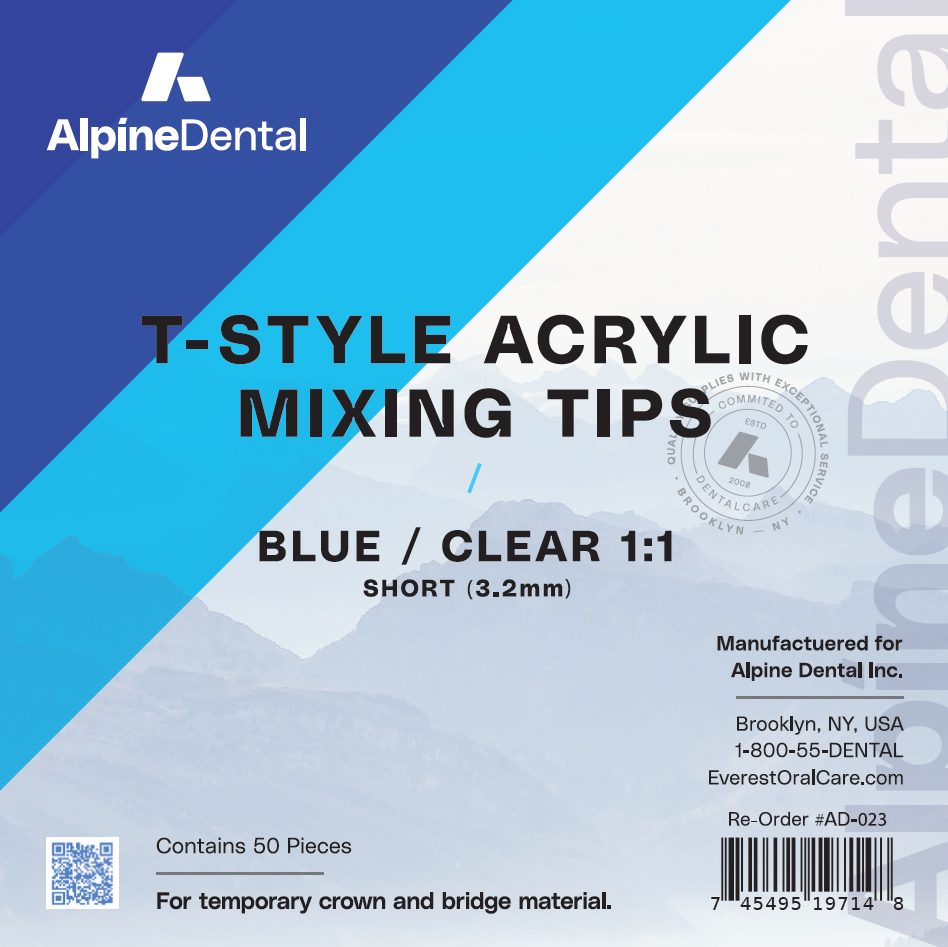 Alpine Dental High Performance Mixing Tips - 50 per Pack