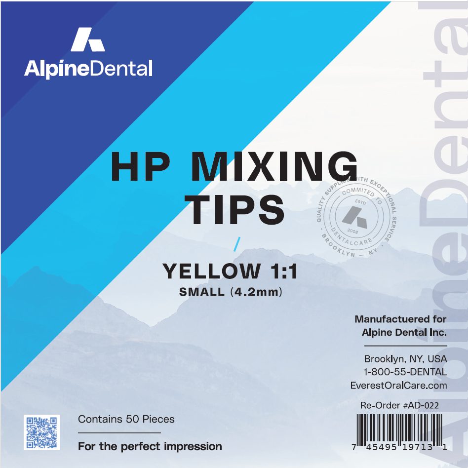 Alpine Dental High Performance Mixing Tips - 50 per Pack