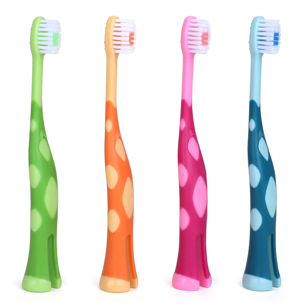 Giraffe Toothbrush - 4 Pack