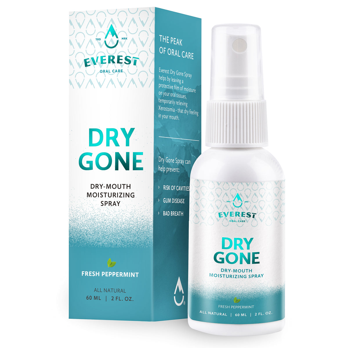 Everest Dry GONE Natural Dry Mouth Moisturizing Spray